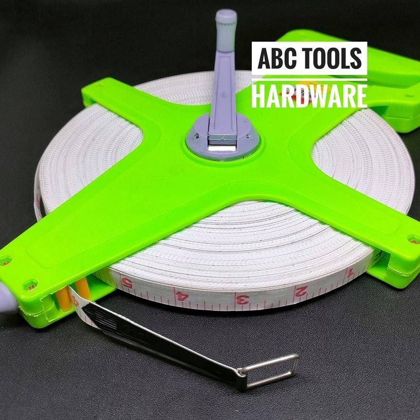 Meteran 100 Meter - Meteran Tanah 100 Meter - Meteran Tancap 100 Meter