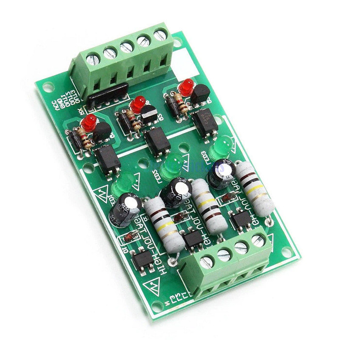 3 Channel Optocoupler Isolation Module Ac 220V Isolated Board