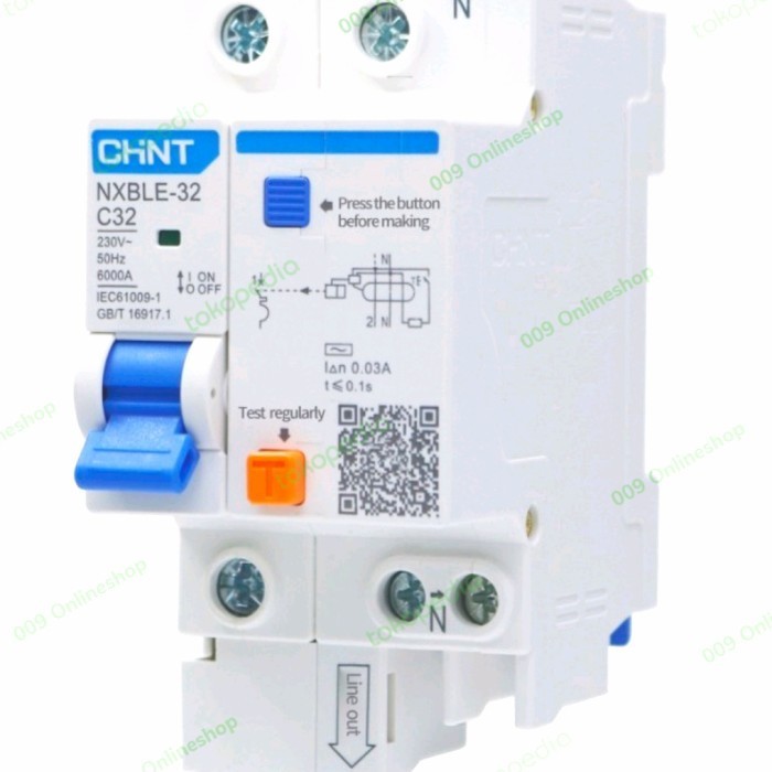 Elcb Rcbo 1P - 6A 10A 20A 25A 32A Chint