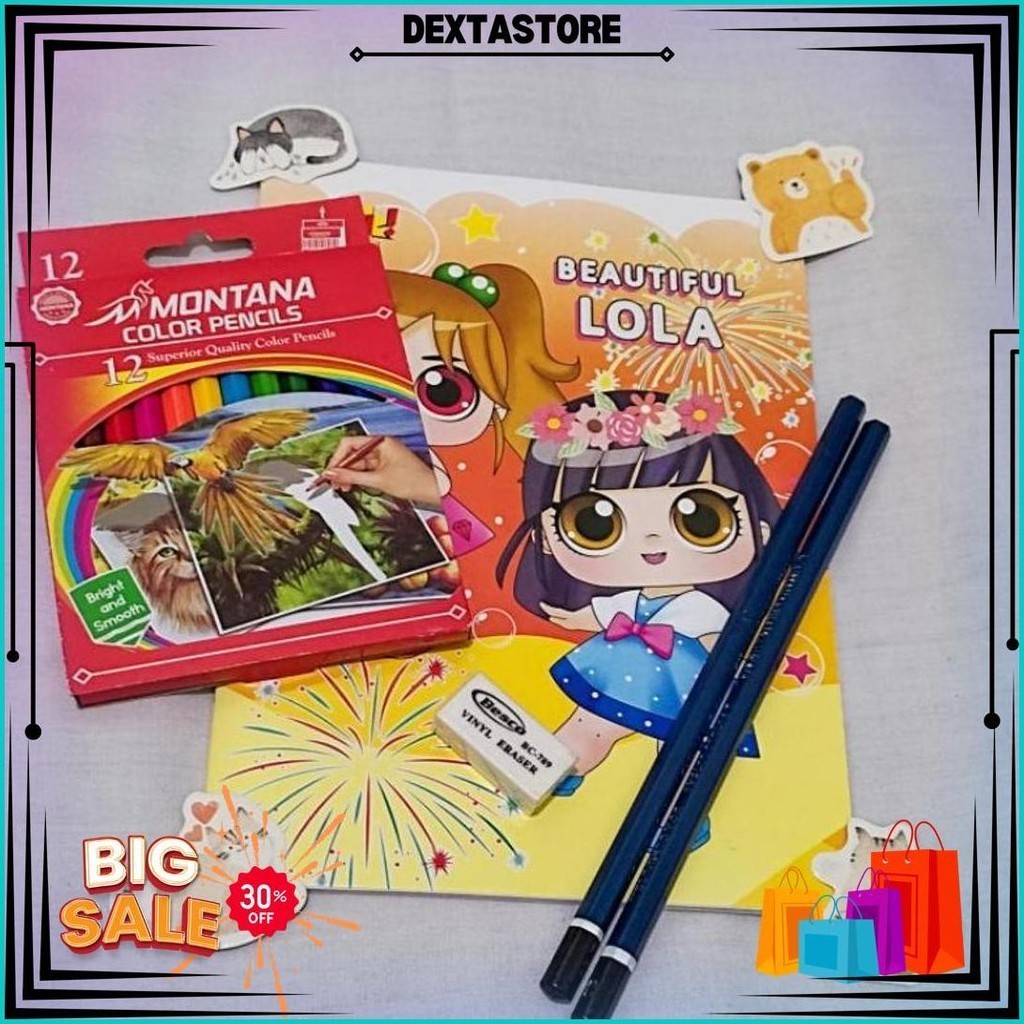 

Bingkisan Alat Tulis/ Bingkisan Ulang Tahun/Kado Anak/Alat Tulis Anak 4In1/ Hadiah Lomba Best Seller