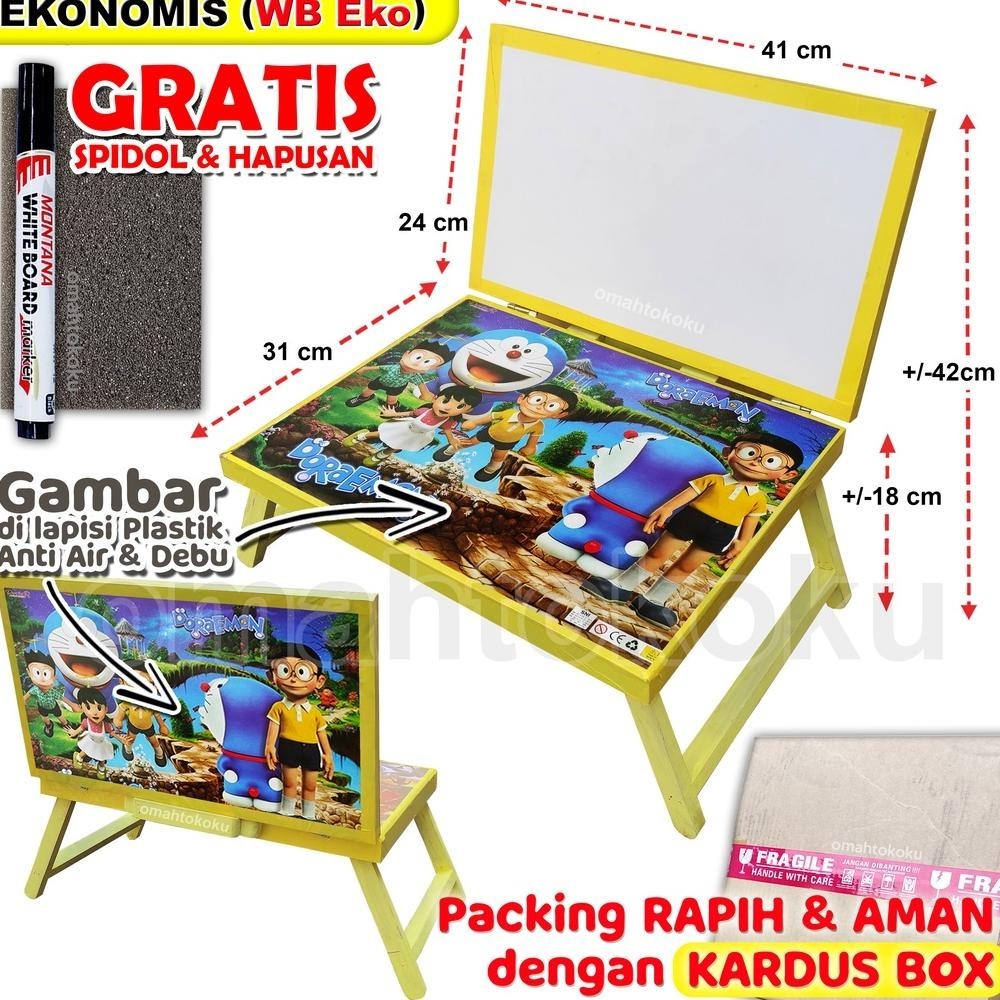 

Meja Belajar Plus Papan Tulis Lipat Karakter Anak Minimalis Gratis Spidol Dan Penghapus 30X40X24 Mini Gambar Dilapisi Plastik Anti Air Sale