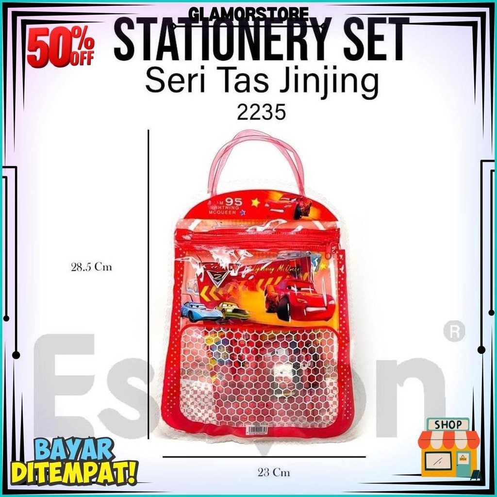 

Stationery Set Tas 2235 /7In1 Alat Tulis Set Tas / Paket Alat Tulis / Stationery Set Tas Gratis Ongkir