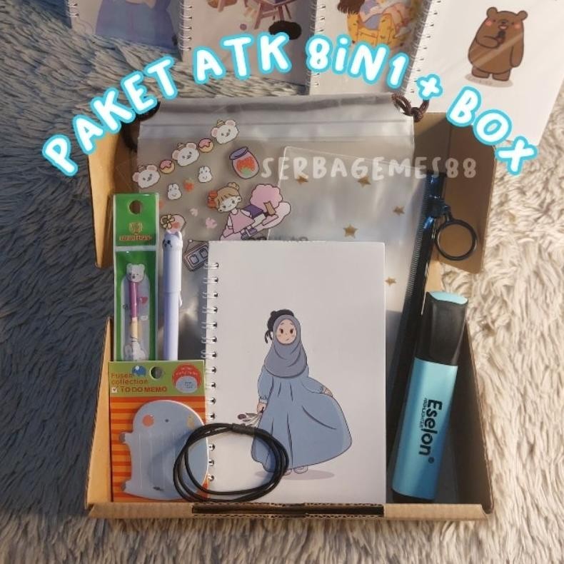

Serbagemes88 - (Part 3) Paket Alat Tulis 8In1 / Stationery Set Fancy / Alat Tulis Set Cod