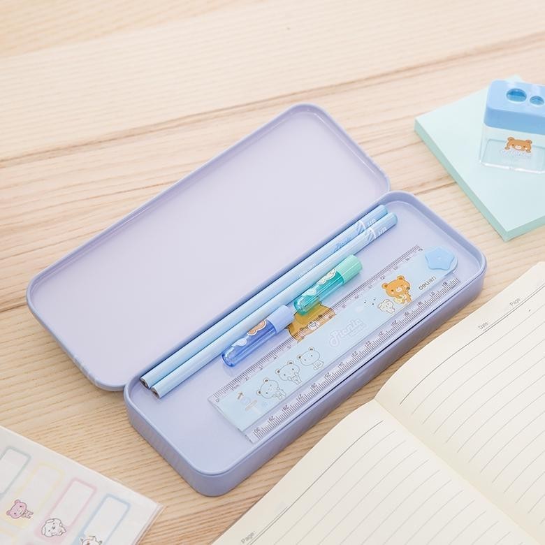 

fx-45 Deli Set Alat Tulis Sekolah / School Stationary Set Pink Biru Paket Hemat Super Lengkap 68891 Berkualitas