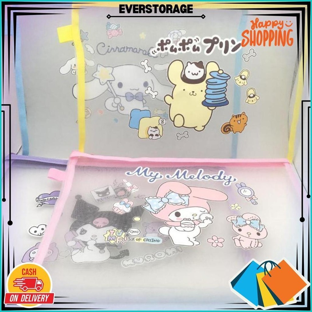 

Cod - S6150 Pouch Set Alat Tulis Ziplock / Paket Alat Tulis Motif Sanrio / Tempat Pensil Karakter Lucu / Set Alat Tulis 7 In 1 Promo