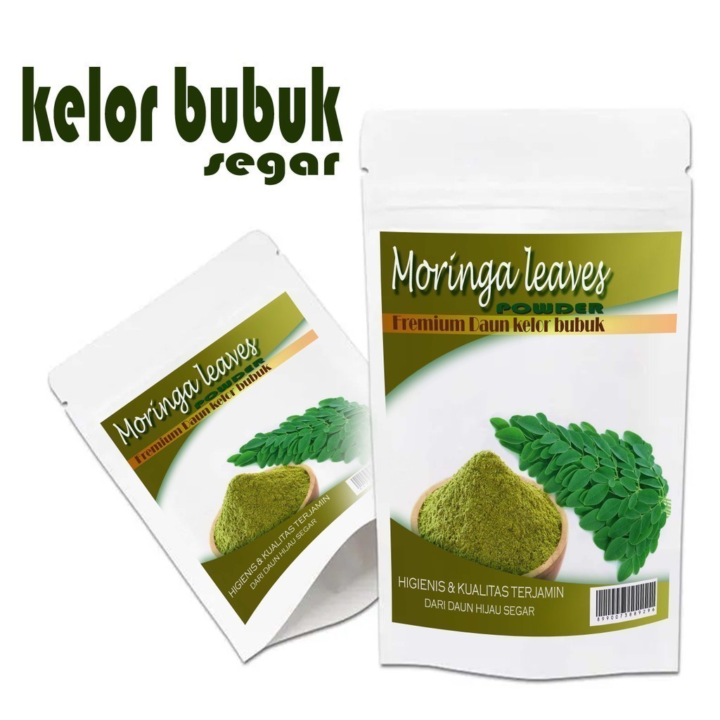 

Bubuk kelor kering daun kelor powder bersih dan sehat N215CX152