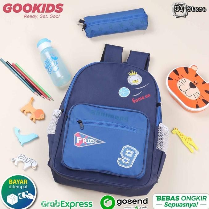 Tas Ransel Sekolah Anak Laki Laki Cowok Tk Sd Lucu Bonus Tempat Pensil