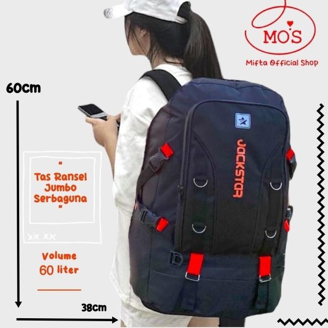 Tas Ransel Jumbo Pria Untuk Mudik Tas Ransel Jumbo Pria Traveling 60L MRS01