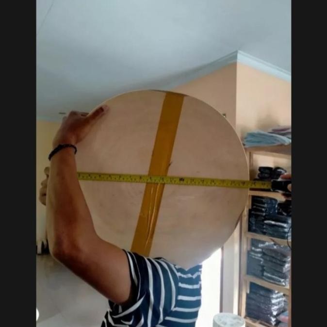 50 Cm Talenan Kayu Asem Asli/Talenan Bulat/Talenan Daging/Talenan Kayu