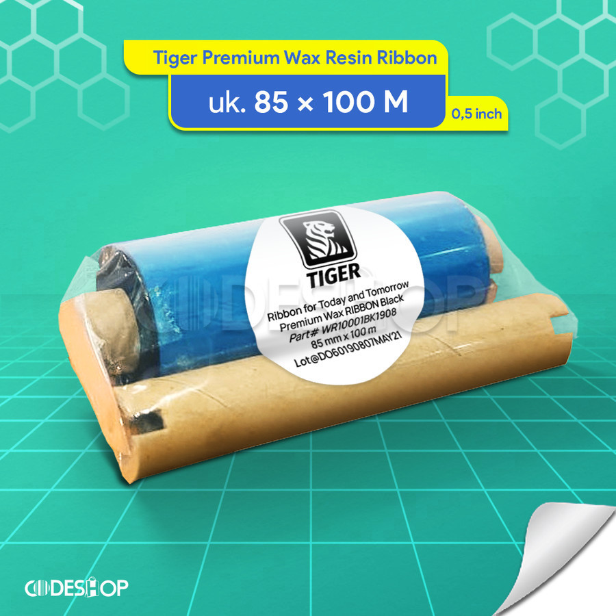 PITA PRINTER BARCODE RIBBON PREMIUM WAX 85mmX100m PRINTER SATO - ARGOX - SATO