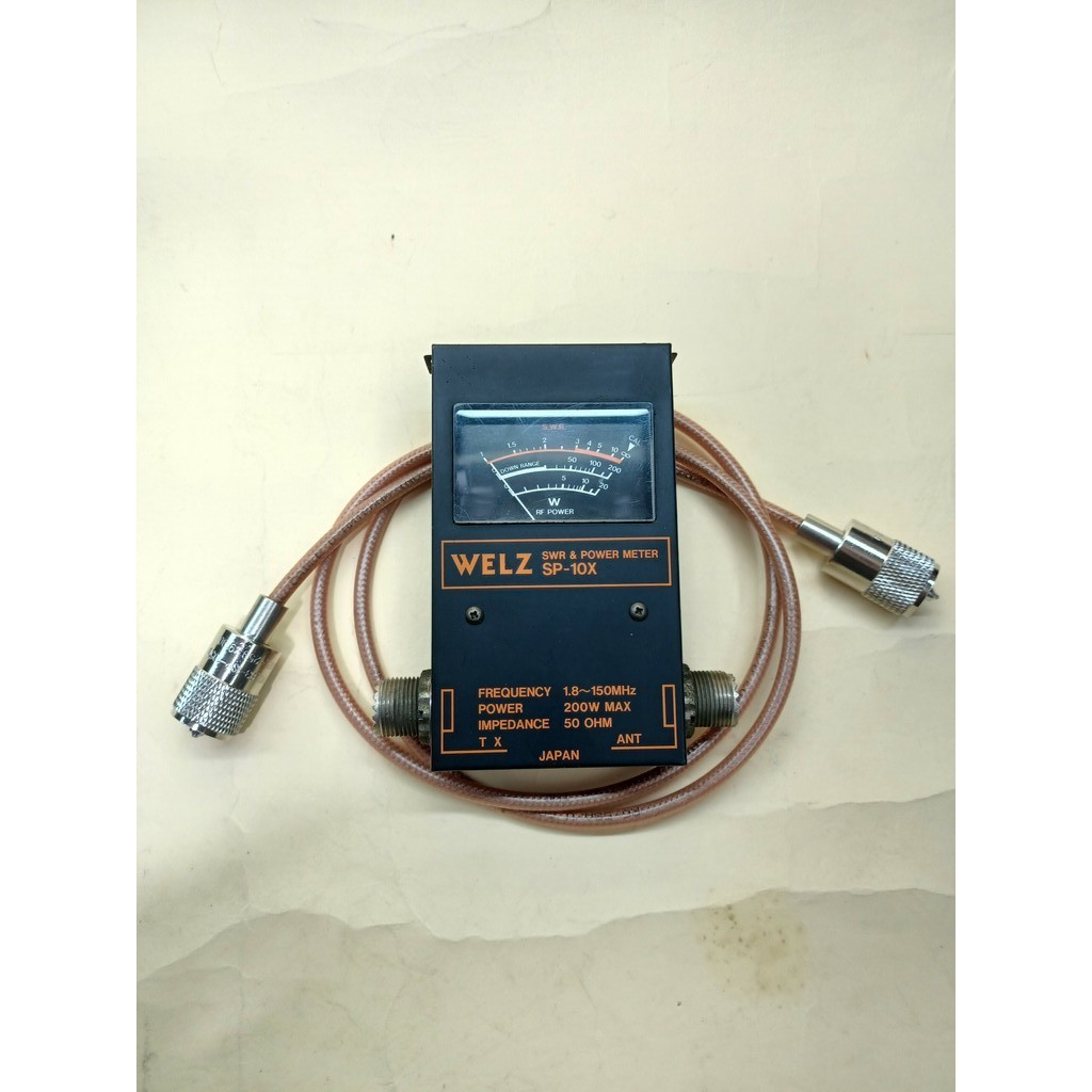SWR dan Power Meter WELZ sp 10X second