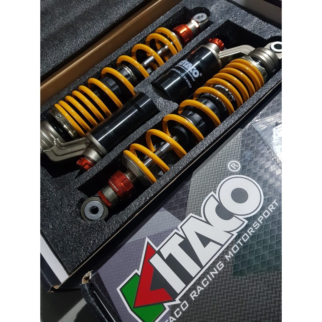 SHOCK BELAKANG SHOCK BREAKER KITACO K-333 YELLOW 280 / 340 MM