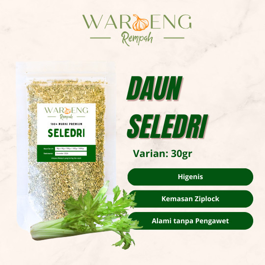 

Seledri / Celery Flakes / Waroeng Rempah Murah