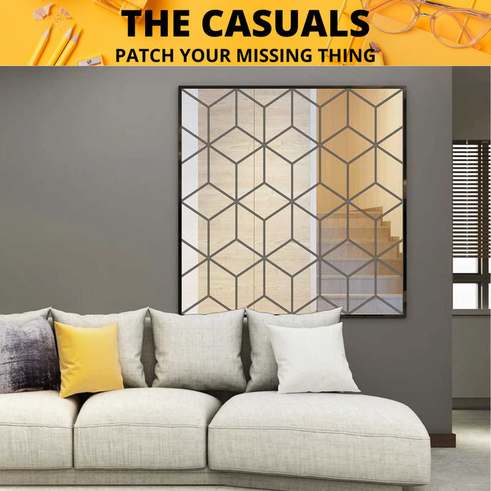 CERMIN DINDING / KACA CERMIN / CERMIN HIAS / STIKER CERMIN AKRILIK