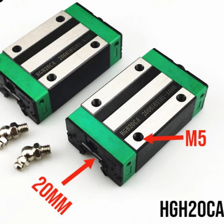 Hgh20Ca Hgh 20 Ca Hgh 20Ca Linear Bearing Block Motion Ball Cnc Hgr20