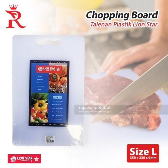 Talenan Plastik / Chopping Board Ukuran Besar ( Large ) Lion Star
