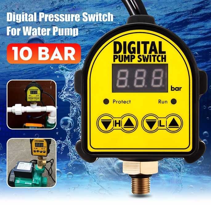 AQUALIN Pengatur Pompa Air Digital Automatic Pump Switch Pressure 220V - YRK-01