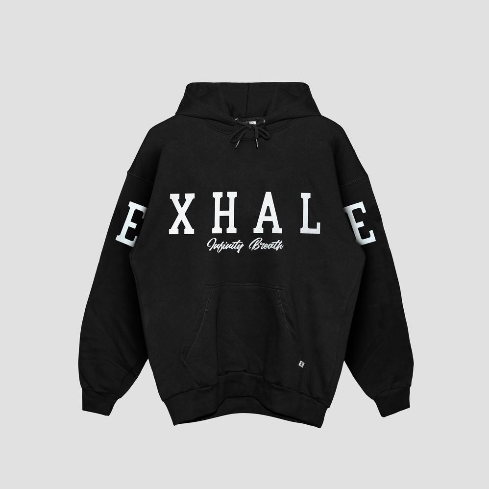 Hoodie Pria Keren Sweater Hoodie Exhale Infinity Black By Famouse Shop