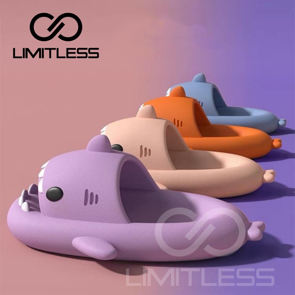 Sandal Hiu // Sandal Hiu Dewasa Couple Slip On Sendal Shark Dewasa Empuk Cowok Cewek Sandal Hiu