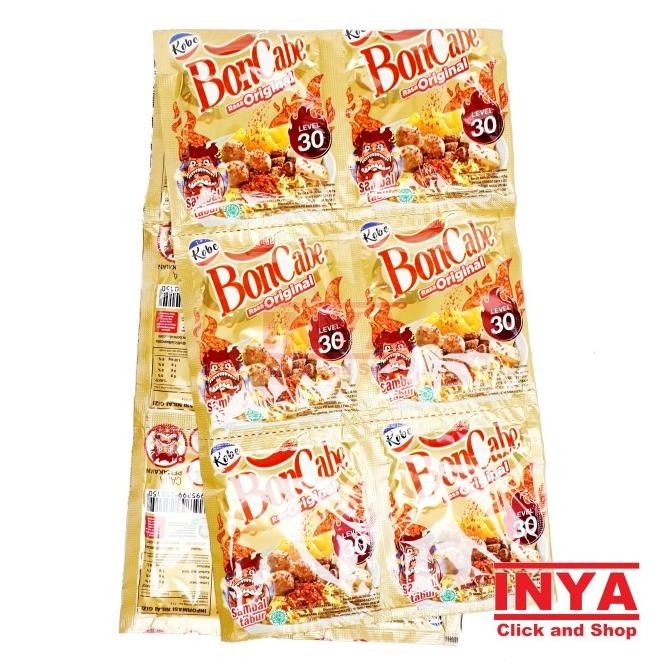 

Kobe Bon Cabe Rasa Original Level 15 & 30 Kemasan Sachet - Sambal