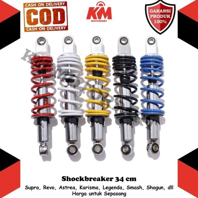 Shockbreaker Universal Motor Honda Suzuki Bebek 34 cm Revo Shogun
