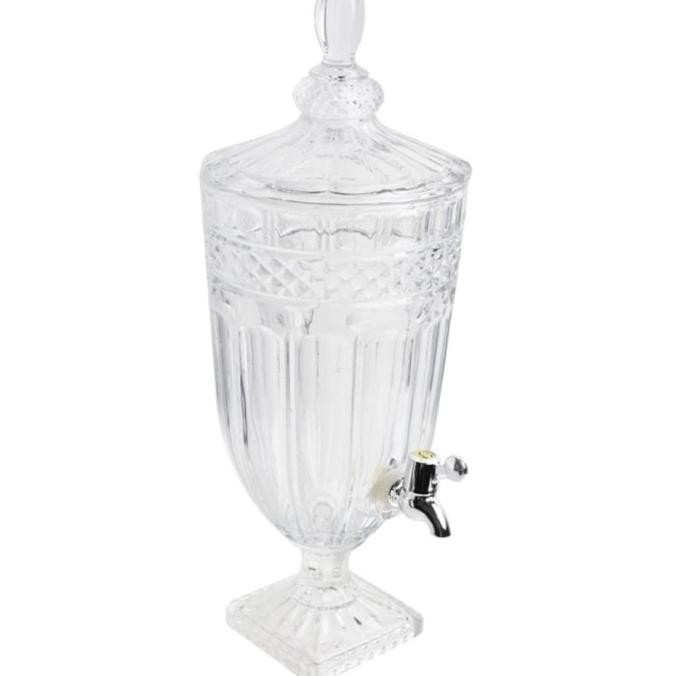 [Promo] Delicia Beverage Glass Jar 6 Liter / Dispenser Minuman Kaca