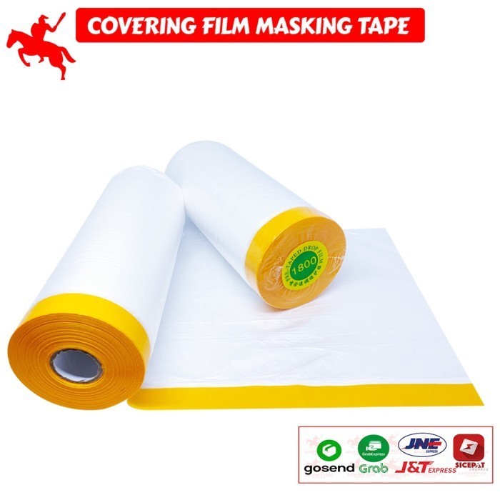 

Plastik Renovasi Covering Film Masking Tape Cove