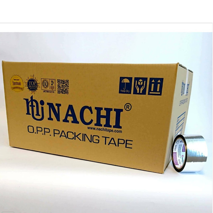

Nachi Lakban Metalizing Opp Metalized Tape 48 Mm X 40 Yard 2
