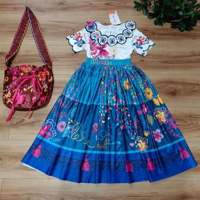 Dress Kostum Anak Perempuan Import Encanto