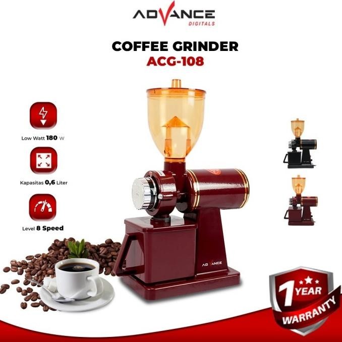 [Ready Stock] Mesin Grinder Biji Kopi Advance Coffee Grinder Advance Grinder Kopi Advance Penggiling