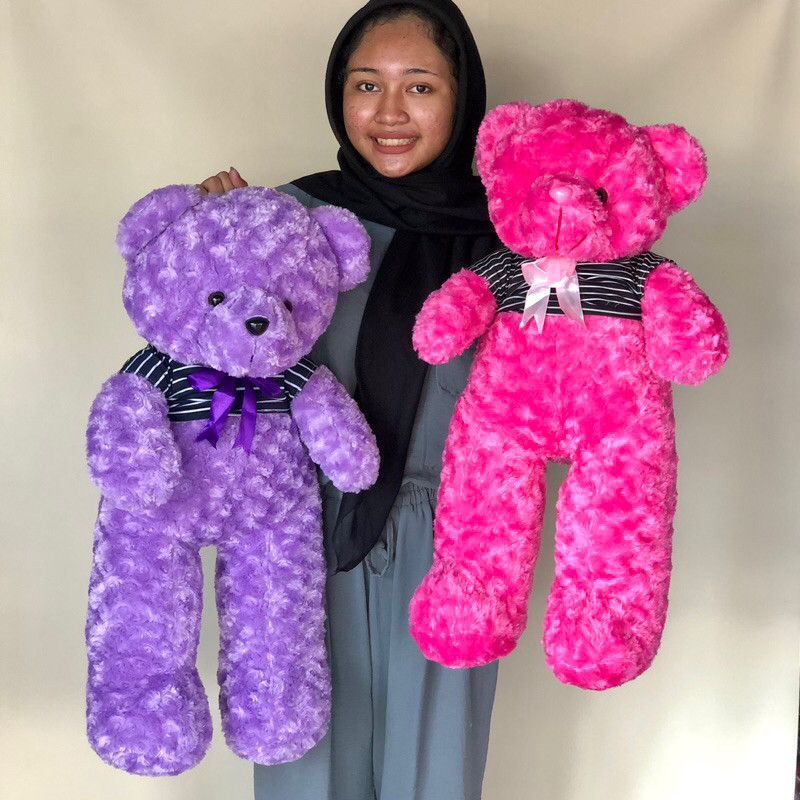 Promo Boneka Murah // Boneka Beruang L Baju, boneka beruang Lucu, boneka teddy bear baju party kuy