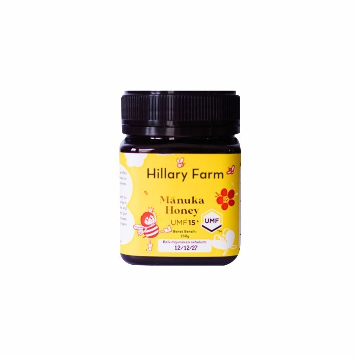 

Ready Hillary Farm Madu Manuka UMF 15+ Manuka Honey 250GR