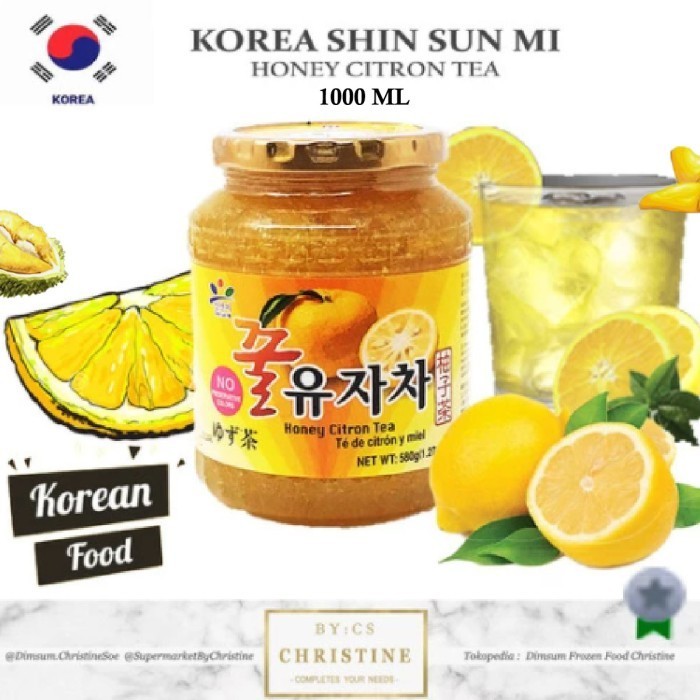 

Ready HONEY CITROEN TEA KOREA LEMON HONEY KOREA MADU CITROEN 1 KG