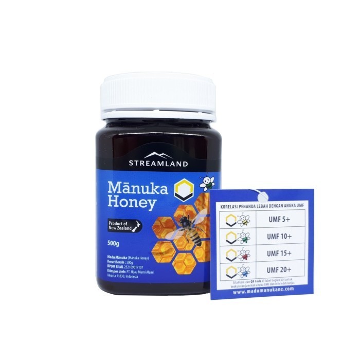 

Ready Madu Streamland Manuka Honey UMF10+ 500gram Original New Zealand