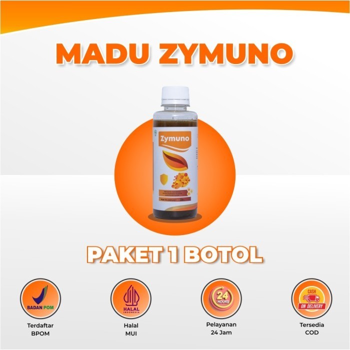 

Ready ZYMUNO Madu Herbal Alami Ampuh Hilangkan Benjolan Pada Tubuh - 1 Botol