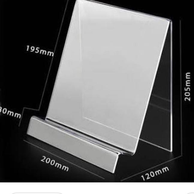 

TERBARU - akrilik rak suvenir buku kertas map dokumen folder tempat