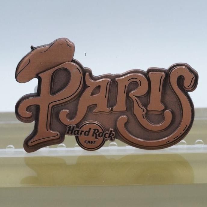 [Garansi] Hard Rock Cafe Paris Destination Name Magnet Original Merchandise
