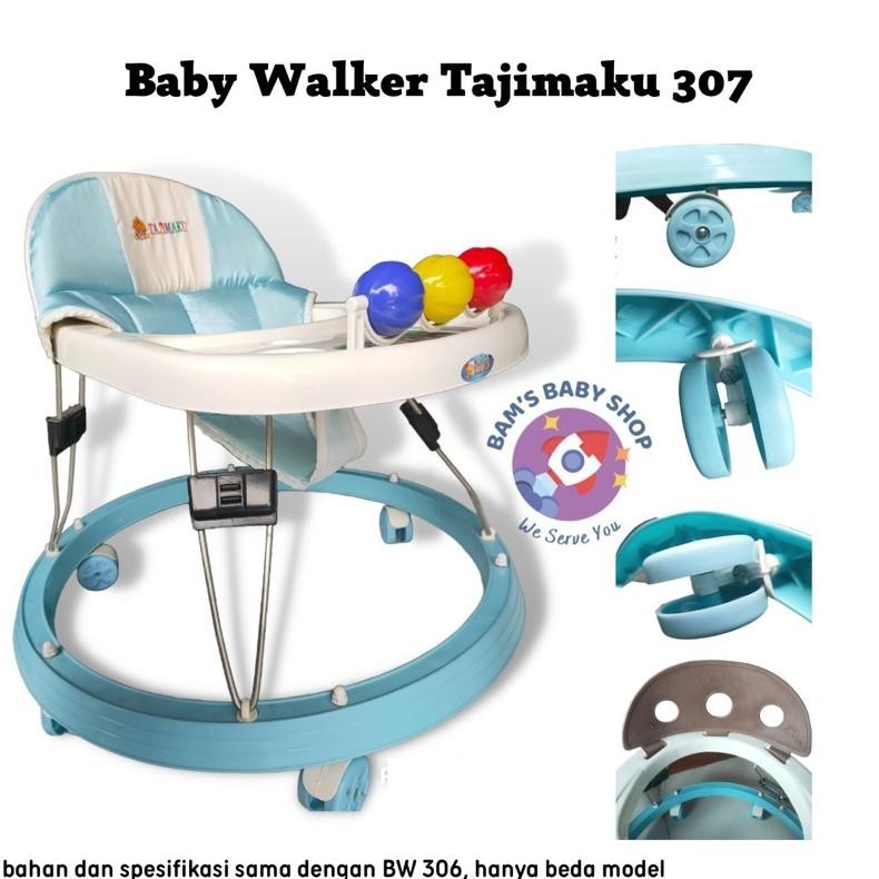 Of14 [FREE KARDUS + BUBBLEWRAP] BAMS APOLO BABY WALKER TAJIMAKU BW 306 MUSIK BW 307 SPACEBABY SB 302