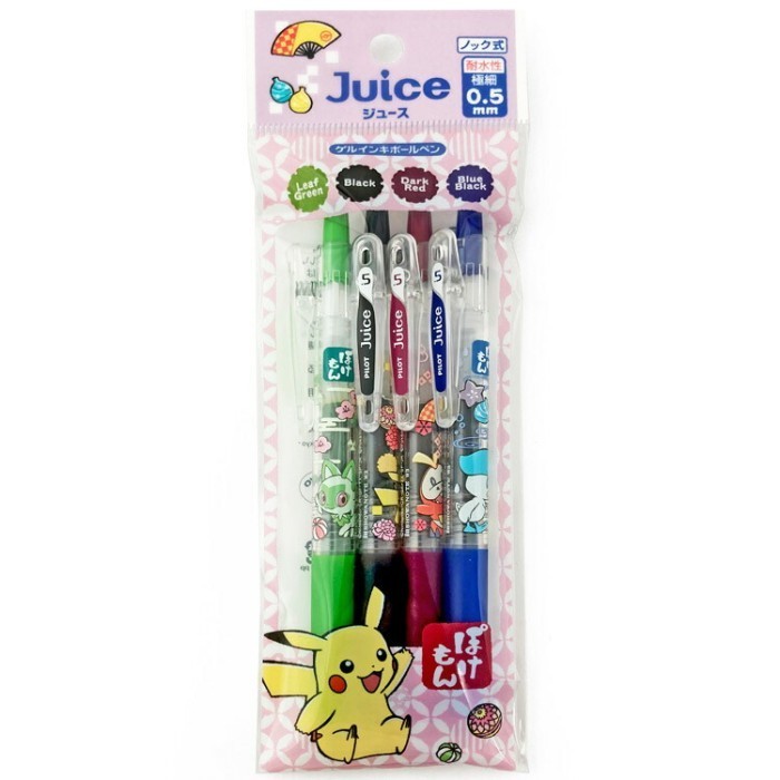 

Ready Pilot Juice Showa Note Pokemon Gen 9 Pikachu Gel Pen Limited Edition