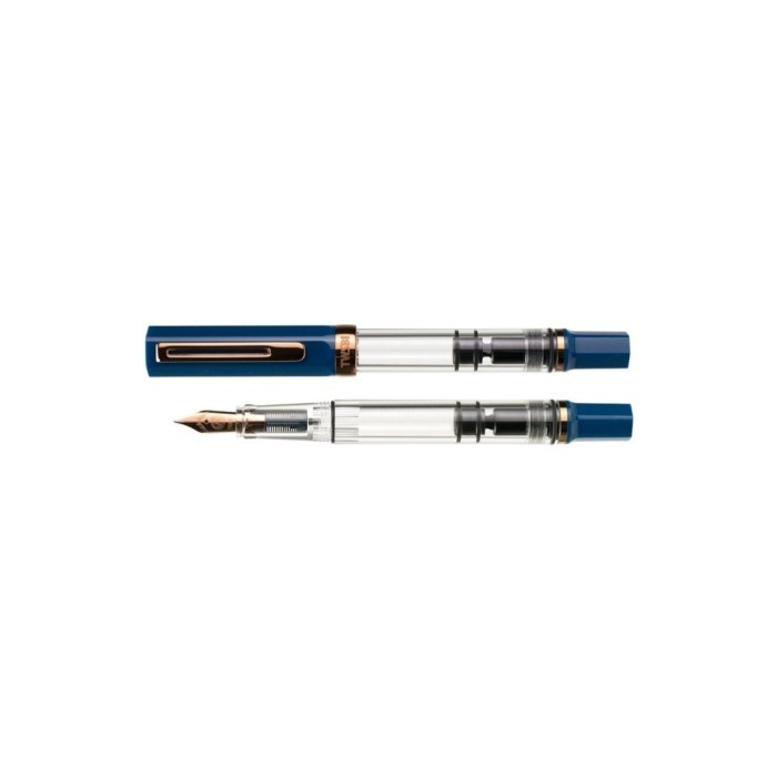 

Ready TWSBI ECO Indigo Blue with Bronze Fountain Pen