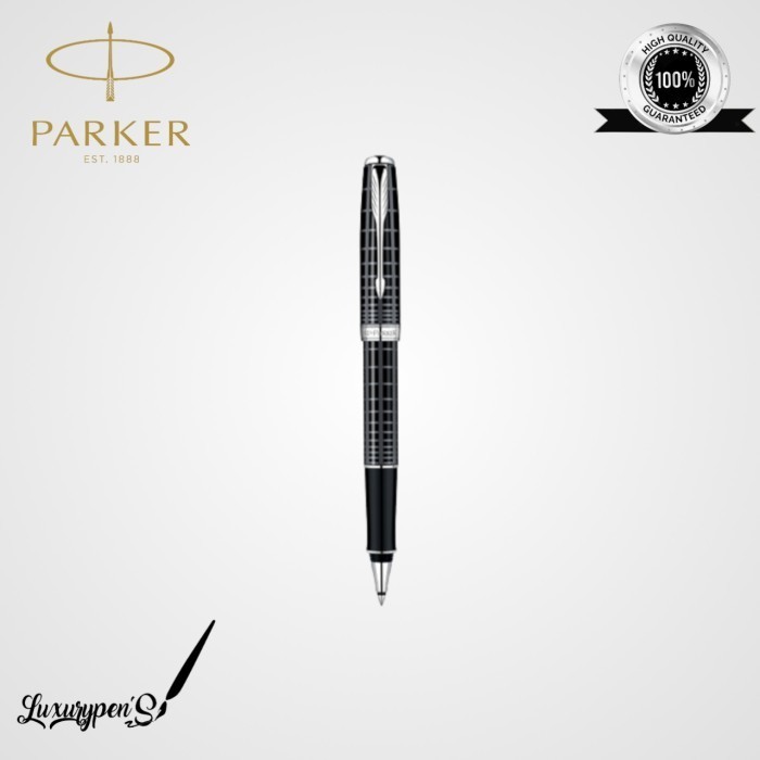 

Ready Parker Sonnet 10 Black Chrome Trim Rollerball