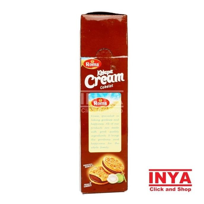 

Roma Kelapa Cream Cokelat 12x42gr Sachet - Biscuits