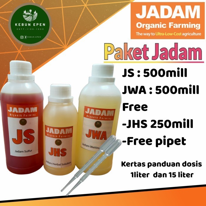 Paket Jadam Js 500Ml+ Jwa 500Ml Free Jhs 250Ml