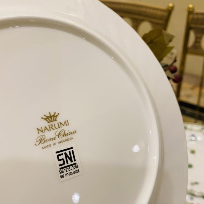 [Ready Stock] Dinner Set Narumi Rose Pink 16 Pcs Mewah Cantik - Piring Makan Set