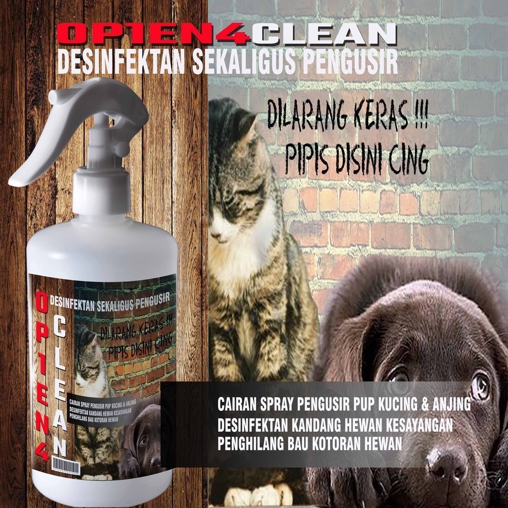 Spray Desinfektan Pengusir atau Anti anjing dan kucing pup pipis sembarangan tampa racun S107SA