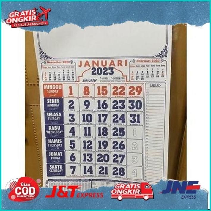 

[Ready] Kalender Dinding Tahun 2023.