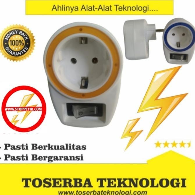 Stop Kontak Anti Petir Di