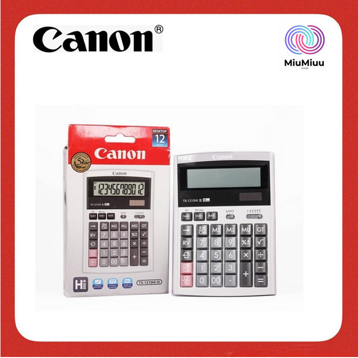 

Ready KALKULATOR CANON 12 DIGIT TX-1210Hi III CALCULATOR