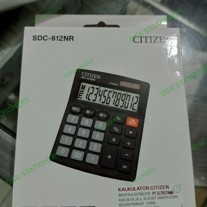 

Ready KALKULATOR CITIZEN 812 ORIGINAL