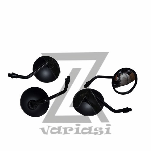 Spion Bulat Cembung Pendek Vespa Mini Klasik Hitam Semua Motor Honda